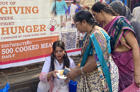 festival food donation campaign